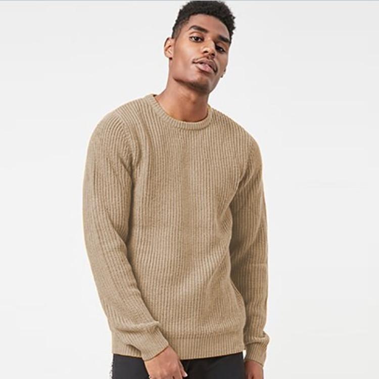 Herrenpullover im europäischen Stil 2026: Herbst/Winter Mode Strickoberteil für grenzüberschreitende Herrenbekleidung