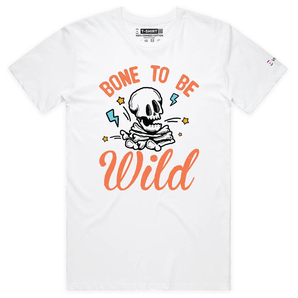 VOICEART Skull and Bones Lifestyle T-Shirt with Premium Quality Graphic Design 2XL