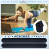 1/2Pcs Silicone Yoga Mat Strap Slap Band Yoga Strap Tightly Rolled And Secure Heavy-Duty Clasp Fits Most Size Mats