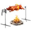 VEVOR Grătar cu rotisor, AC220-240V Kit Grătar Electric cu Rotisor pe 8 Niveluri de Înălțime, Kit Grătare BBQ cu Rotisor cu Capacitate de Încărcare 60 kg, Motor 38W