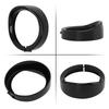 Motorcycle LED 7"+4.5" Headlight Trim Ring Visor Fog Light Trim Cover For Harley Touring Road King Electra Glide Softail FLD/FLH