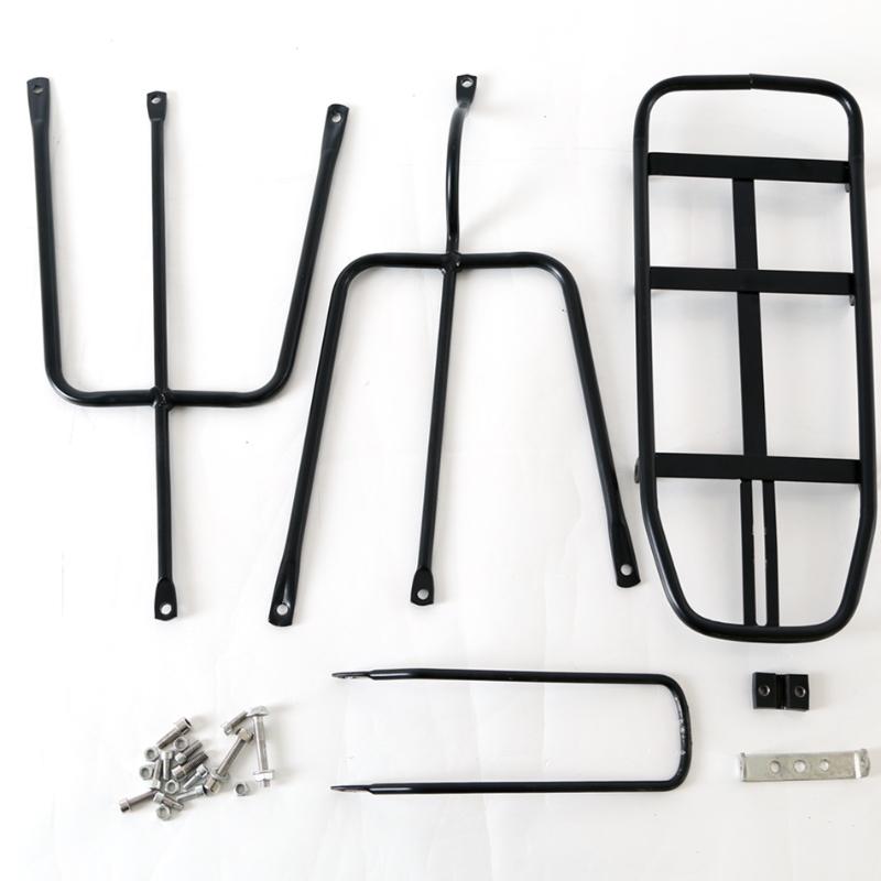 1PC Mountain Bike Shelf Hanger Disc Brake V Brake Shelf Mountain Bicycle Rear Seat Split Thickened Shelf Bicycle Accessories Bicycle Rack