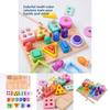 Wooden Magnetic Fish Toy Set For Toddler Early Education And Shape Recognition