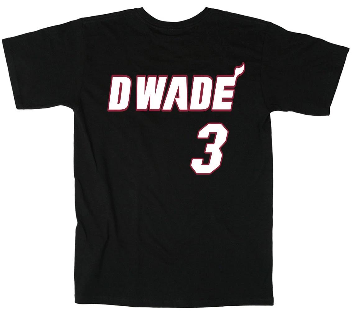 Dwyane Wade Miami D Wade Logo T-Shirt L