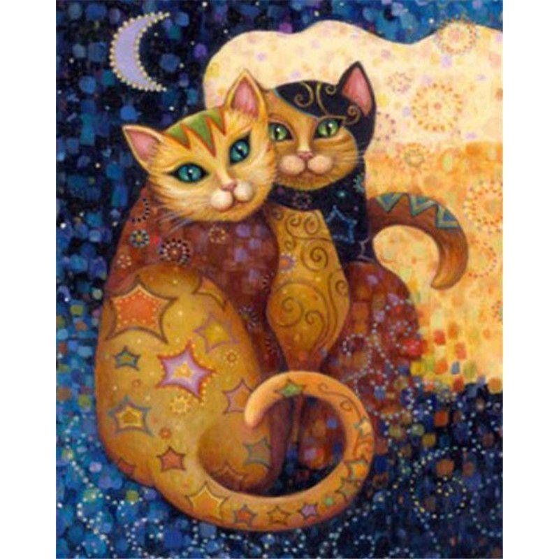 DIY Diamond Painting Animals Cross Stitch Full Round Drill Diamond Embroidery Sale Mosaic Decorations Home