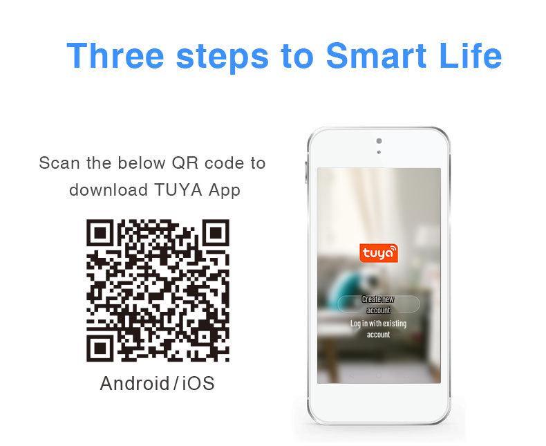 Graffiti Zigbee Smart Rauchmelder mit Tuya App Benachrichtigungen