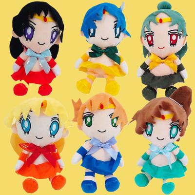 Kawaii Sailor Moon Plüschtier Mondkatze Mondhase Süßes Mädchen Herzgefüllte Anime-Puppe Geschenk Heim Schlafzimmer Dekoration Geburtstagsgeschenk