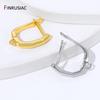 18K Gold Plated Shvenzy Earwires,Brass Metal Earring Hooks Clasps,Earring Fixtures,DIY Jewelry Materials Accessories