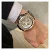 Casio G-STEEL series-W disc dual display 200 meters waterproof quartz movement stainless steel strap Japanese and Korean watch men's GST-W110D-7A