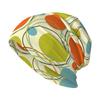 Abstract Geometric Knitted Cap Closed Chemotherapy Knitted Cap Loose Hanging Skull Cap Universal Headwear for Cancer Patients