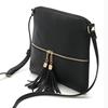 PU Leather Messenger Bag Tassel Crossbody Bag Ladies Shoulder Bag Girls Travel Bag MIT