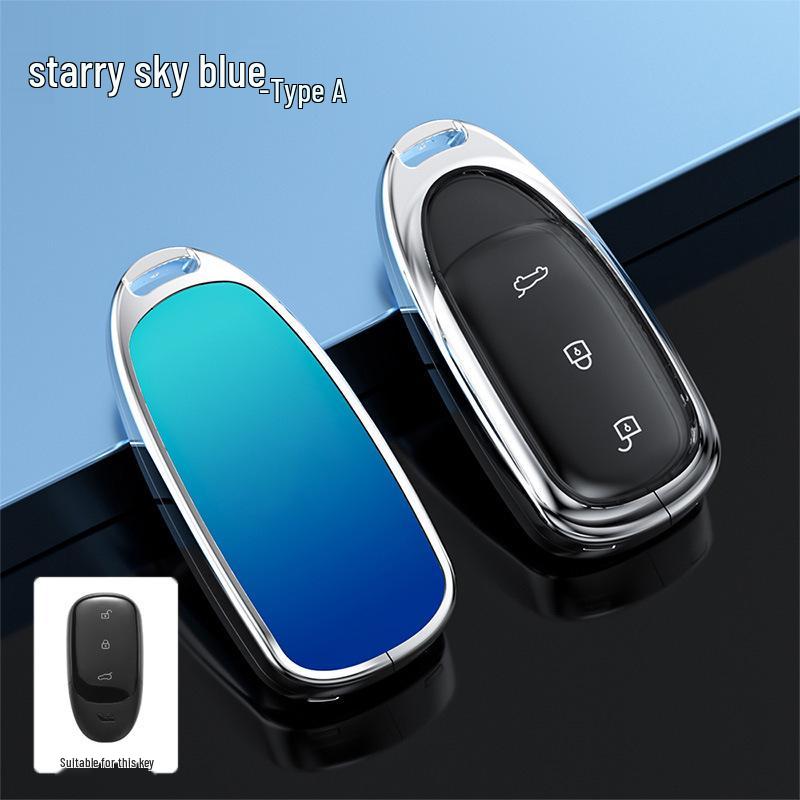Compatible with Ideal L9 Key Case: 2022 Full Coverage Metal Remote Control Protective Shell for Men and Women