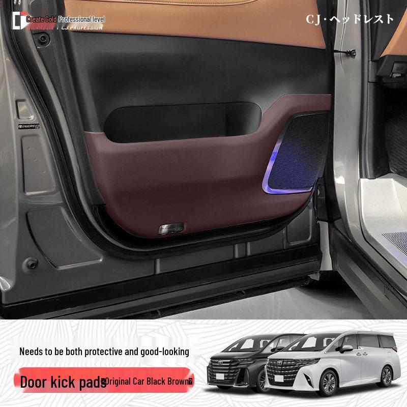 Toyota Alphard & Vellfire 40/30 Series Car Door Kick Mats Interior Accessories