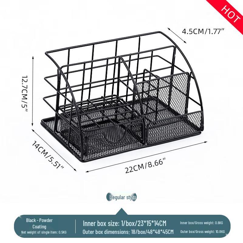 Miling Desktop Multi-layer Metal Drawer File Organizer