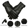 Řidičské celoprsté venkovní sportovní kožené rukavice s dotykovou obrazovkou Zimní teplé Oděvní doplňky