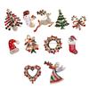 Crăciun Crăciun Decorațiune Broșe Clasice Accesorii de Crăciun Strălucitoare Lux 11 Stiluri
