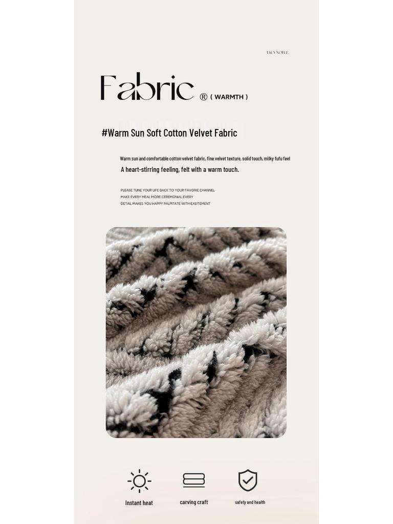 Thick Warm Jacquard Mattress Protector - Solid Color, Full-Coverage for Autumn/Winter