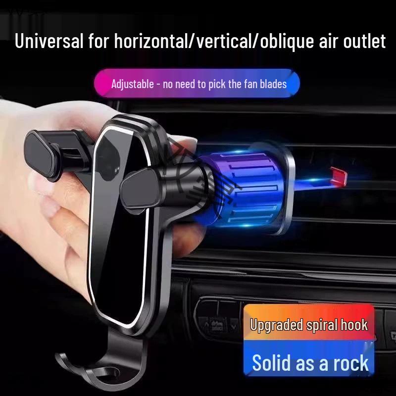 Universal Car Vent Phone Holder - Mobile Navigation Clip Stand