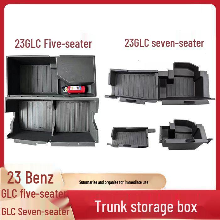 Pudełko do przechowywania w bagażniku Mercedes GLC-L (23-25) dla 5 lub 7-miejscowych, Tylny organizer na narzędzia