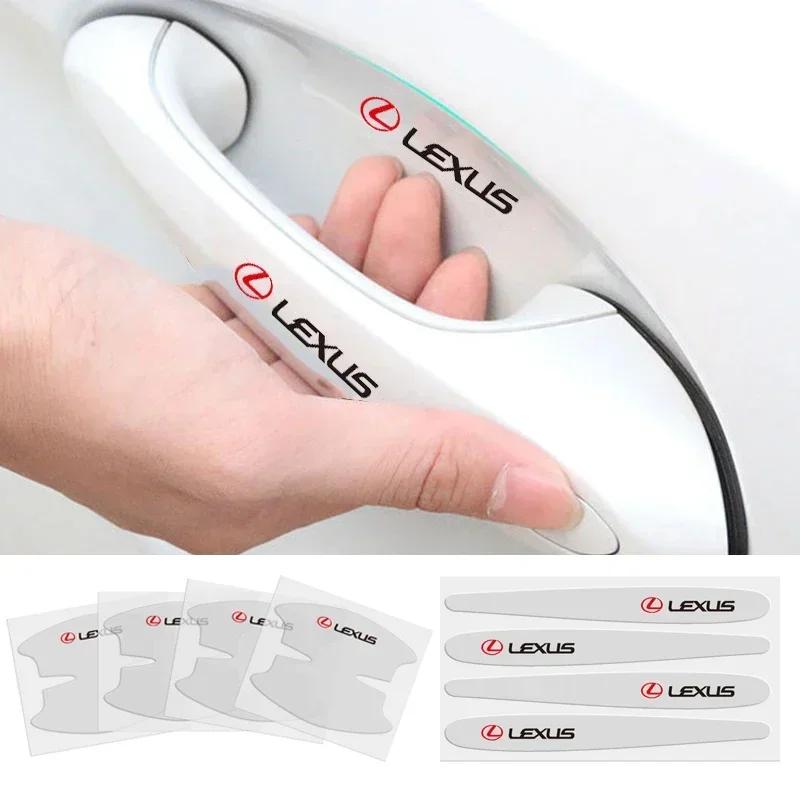 Naklejki ochronne na miseczki drzwi samochodowych dla Lexus ES330 ES350 NX300H RX400H IS300 GX470 RX450 IS250 GX460 CT200H GS400 Wewnętrzne wykończenie