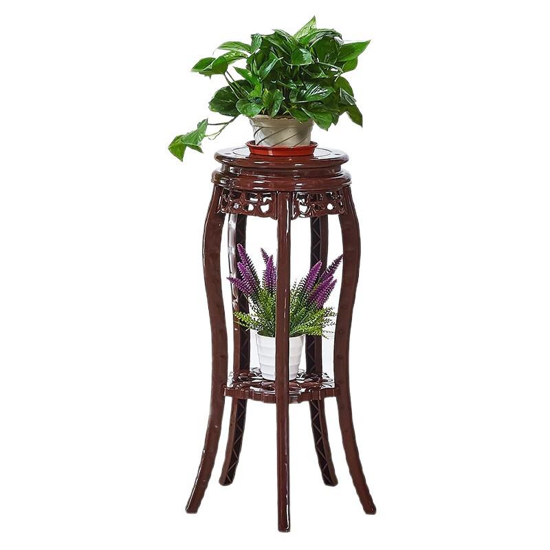 Chinese Style Multi-Layer Flower Stand for Living Room or Balcony, Plastic Pothos Rack
