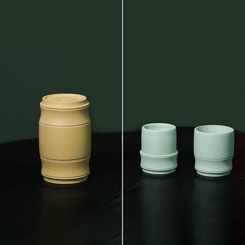 Wanchunhe Bamboo Serenity Zisha Portable Tea Set