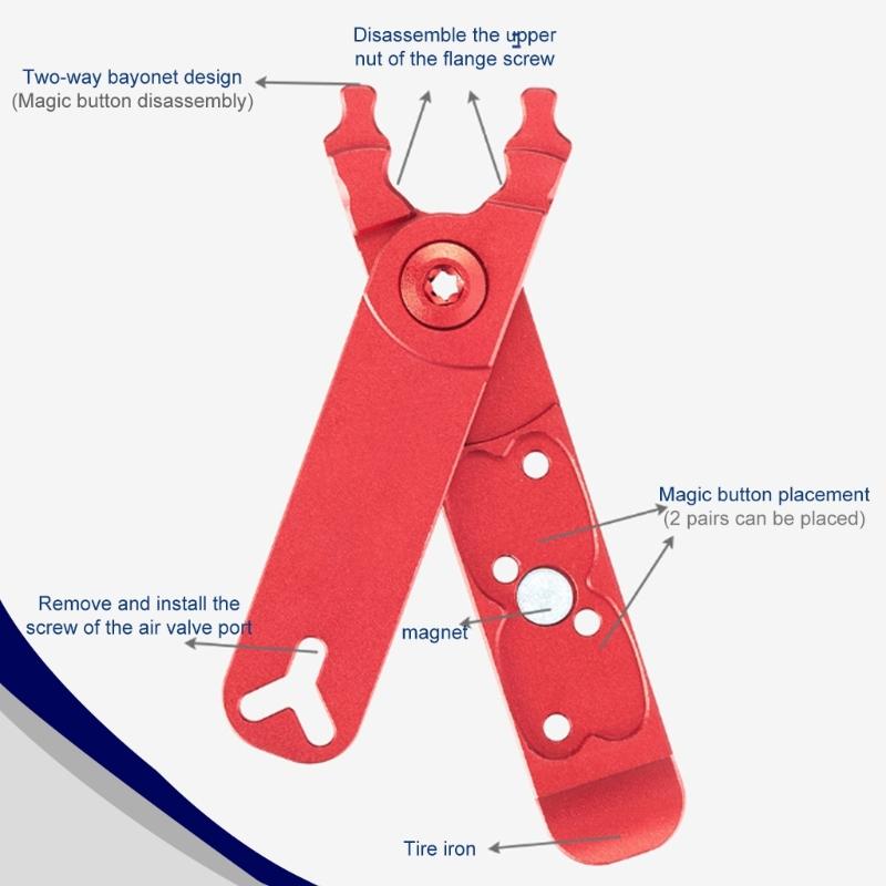 Versatiles Cycling Chain Pliers With Ergonomic Handle Heavy Type Bike Chain Tool for Cyclists and Repair Shops