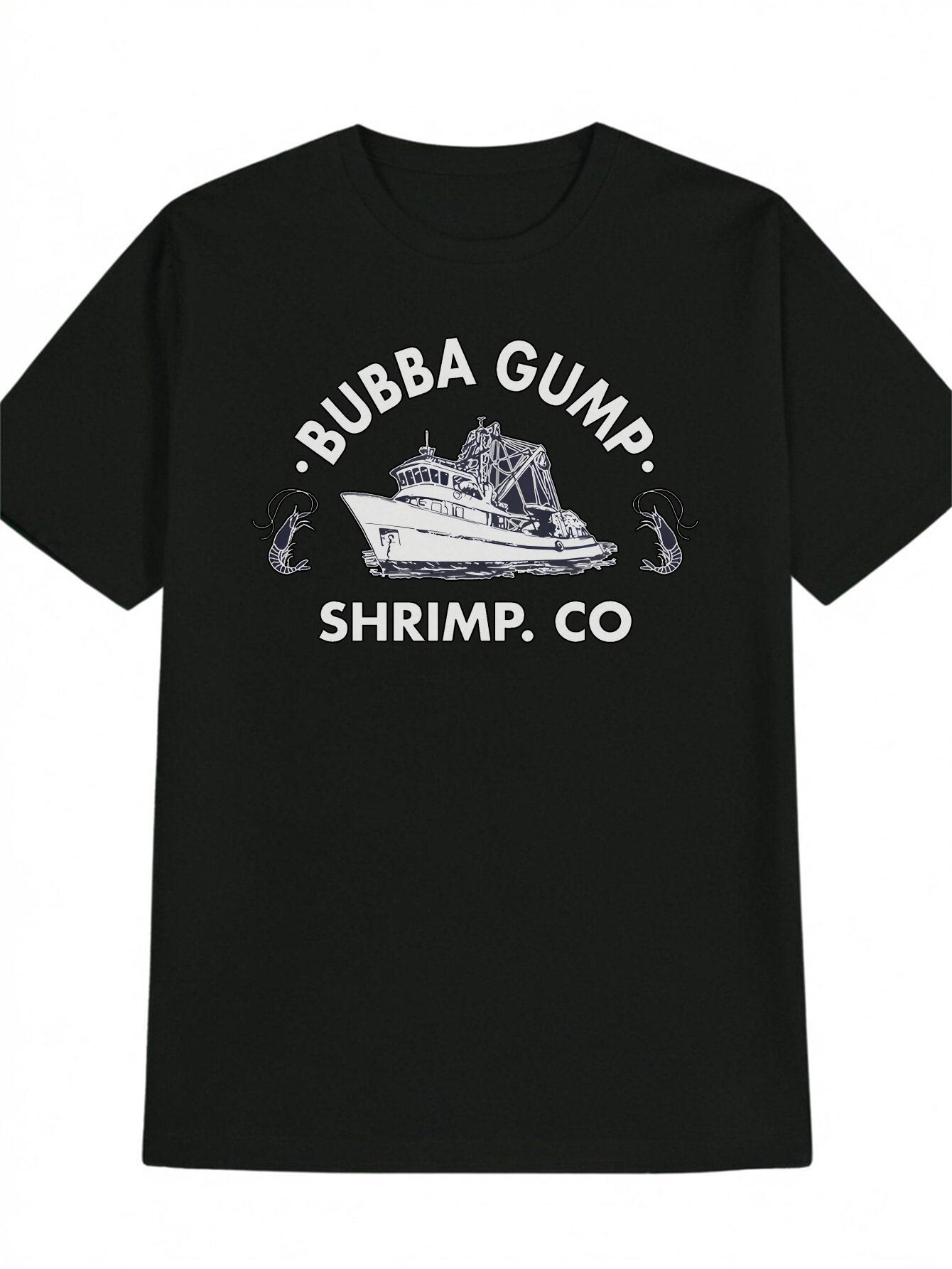 

Fishing Boat Graphic T-shirt - Black Crewneck Casual Shirt for Maritime & shrimp company Themes - Machine Washable Summer Apparel Gift for Fishermen L