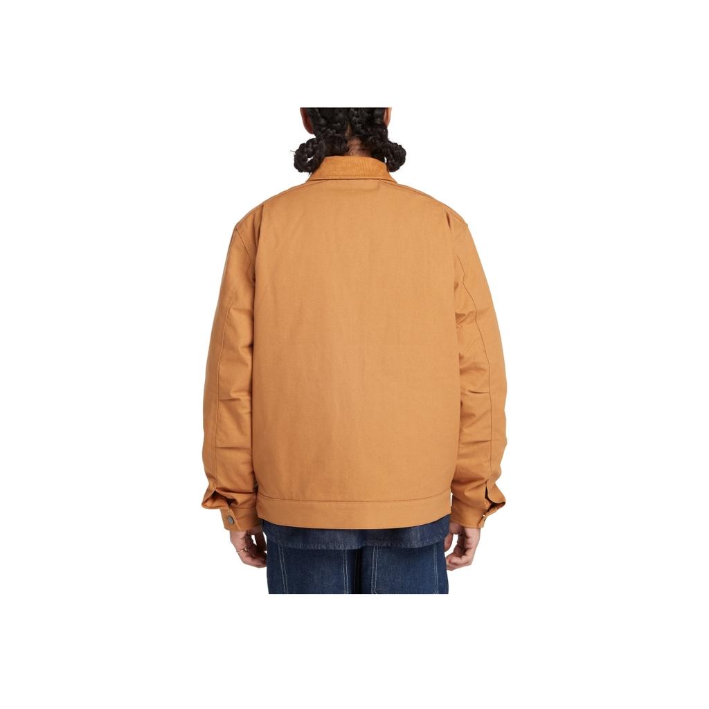 Timberland Solid Color Multi-Pocket Casual Warm Cotton Jacket Men Jacket Wheat A2A48-P47