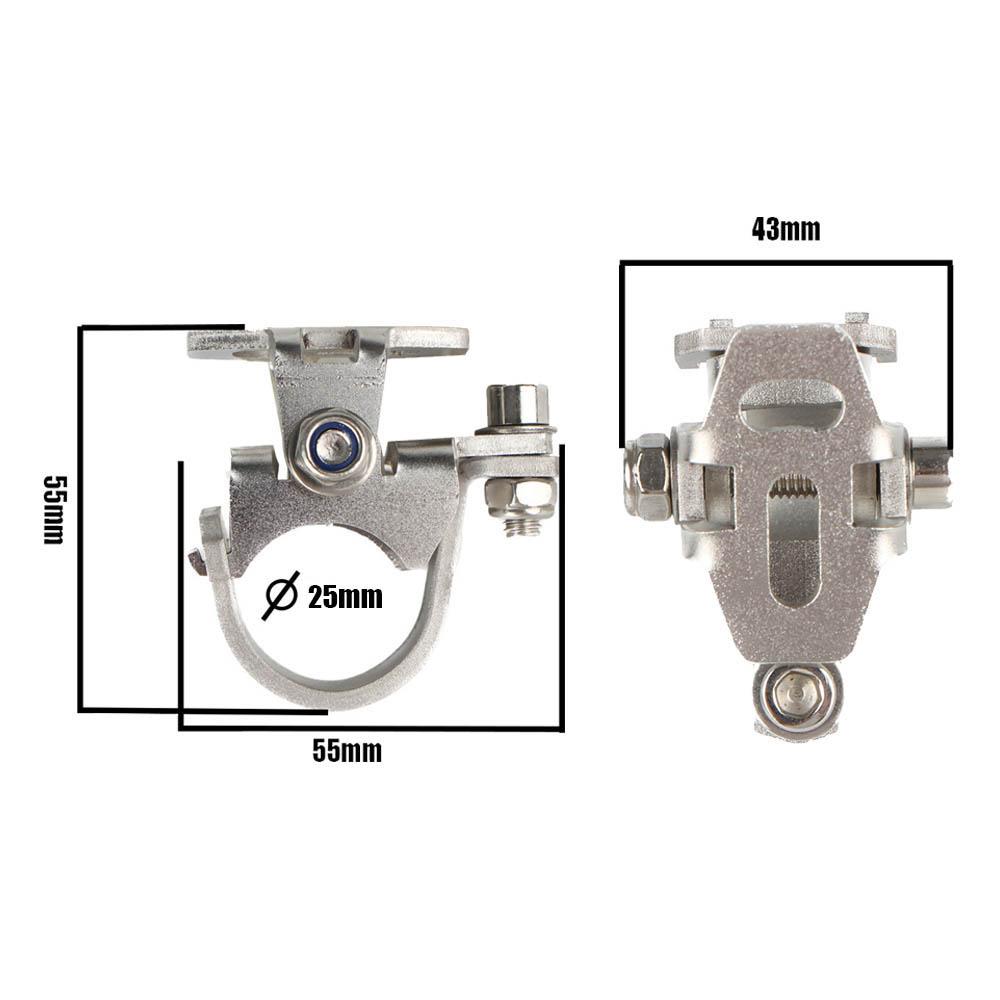 Motorcycle Fog Light Mounting Bracket Holder For BMW R1200GS F750GS F800GS 25mm Diameter Crash Bar R1300GS R1250GS For HONDA CRF