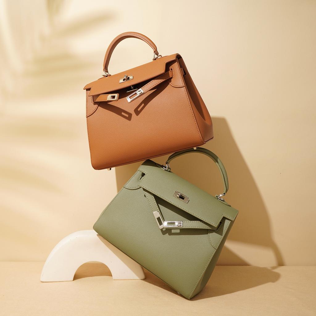 Taška na mobilní telefon Kožená taška Velkokapacitní taška přes rameno Kožená kabelka Nová taška pro dojíždění