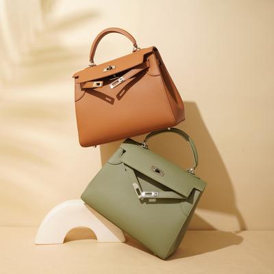 Borsa per Cellulare Borsa in Pelle di Vacchetta Borsa a Tracolla Grande Capacità Borsa a Mano in Pelle Nuova Borsa per Pendolari