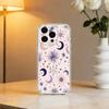 The S-Sun Moon S-Stars Phone Case For iPhone 17 16 15 14 13 12 11 Mini Pro Max Plus Transparent Cover