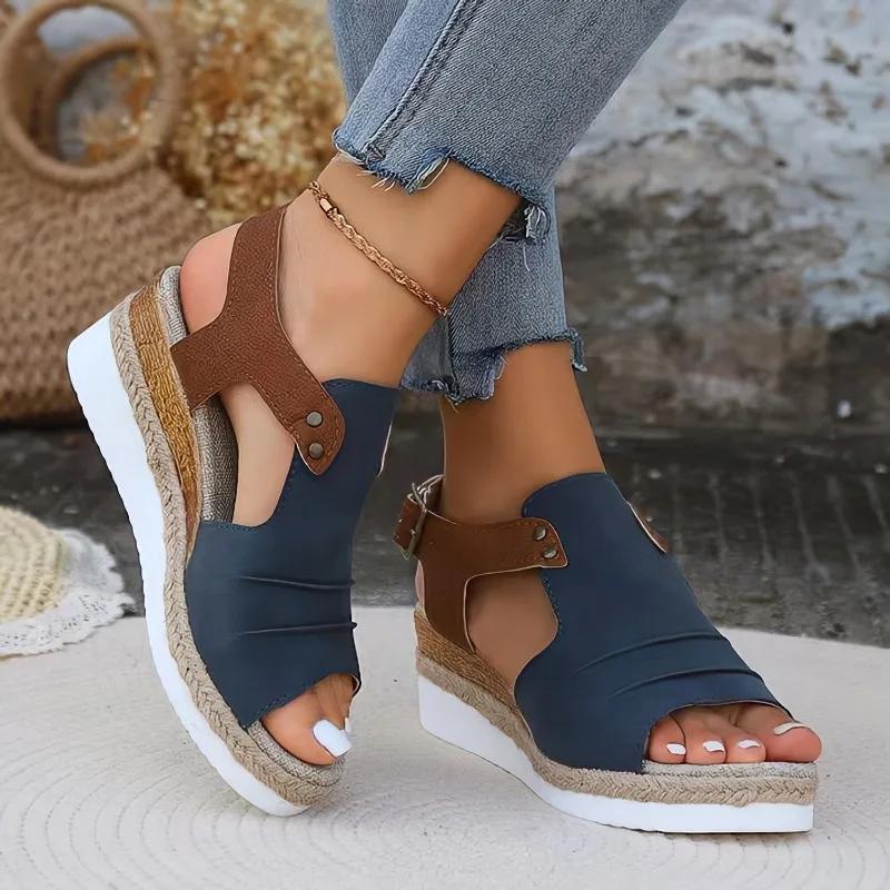 Fashion Women Wedges Sandals 2025 New Summer Lightweight Shoes for Women Platform Casual Sandals Women Beach Luxury Designer Sandals