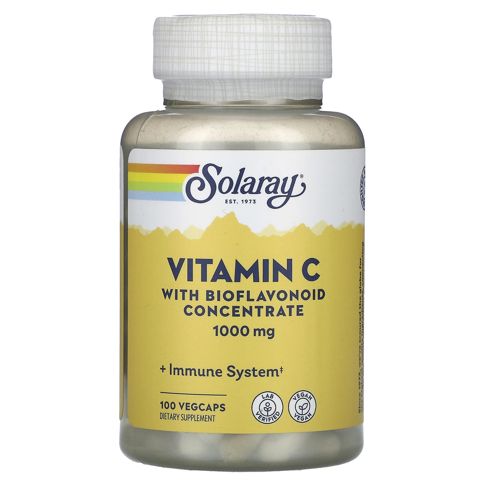 

Vitamin C with Bioflavonoid Concentrate, 1,000Mg, 100 Veggie Caps