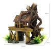 Practical-Aquarium Decoration Artificial Fish Reptile House Shelter Fish Tank Landscaping Resin Building Ornaments Decor