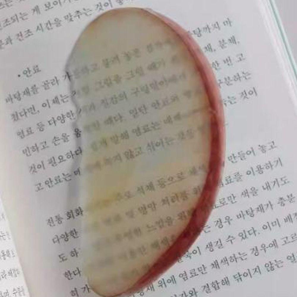 Apple Slice Reading Bookmark Acrylic Note Bookmark New Pages Guide Marker  Birthday Gift