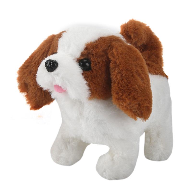 Interactive Plush Puppy: Walking & Barking Electronic Toy Dog for Kids