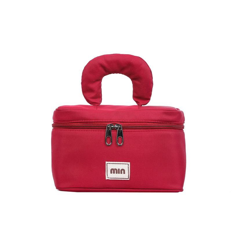 

Cross Border Новые портативные туалетные принадлежности для путешествий на открытом воздухе сумка для хранения средств по уходу за кожей Большая вместимость Высококачественная модная косметичка 23x12x14cm красный