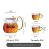Heat-Resistant Borosilicate Glass Teapot Set with Infuser - Perfect for Brewing Tea, Gift Box Included