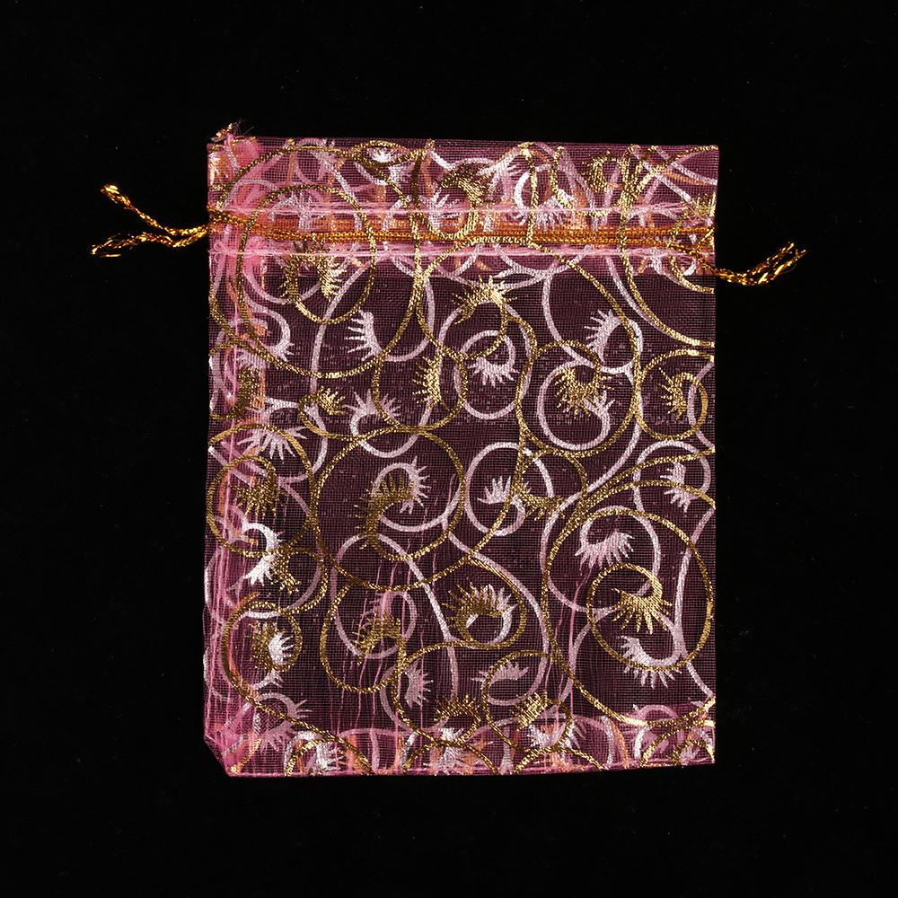 Decoration Handbags Candy Package Organza Pouch Pearl Yarn Bag Drawstring Pocket Jewelry Bright