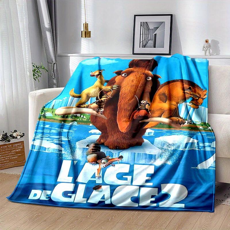 1 pezzo, Coperta Decorativa Casa Era Glaciale Perfetta per Divano, Letto, Viaggio, Campeggio, Auto