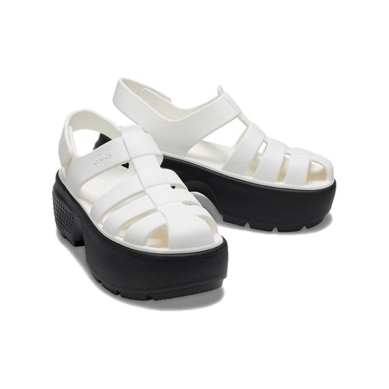 Crocs Sandals River Trekking Shoes Women's Chalk