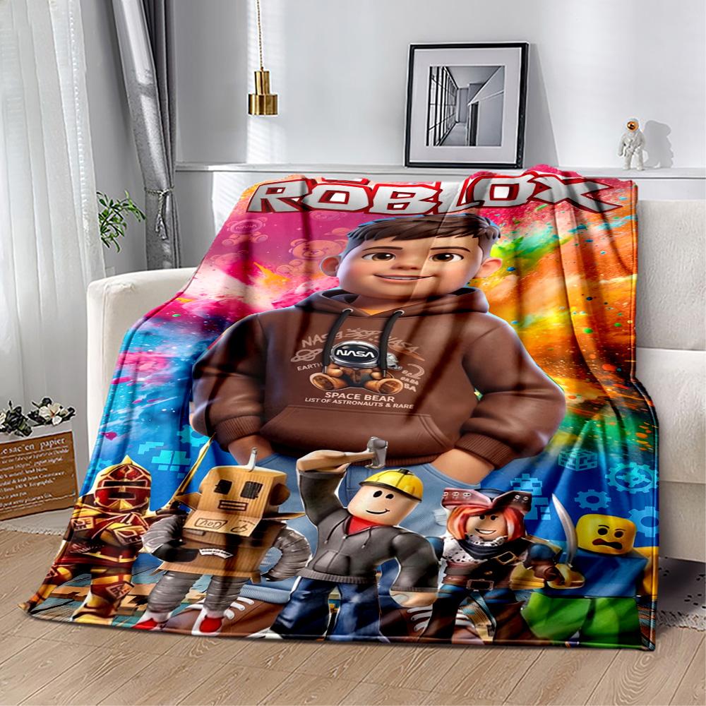 Coperta Roblox 112 Comoda Adatta per Sedia da Spiaggia Ufficio per Tutte le Occasioni Moderna Adatta per Regalo a Parenti e Amici