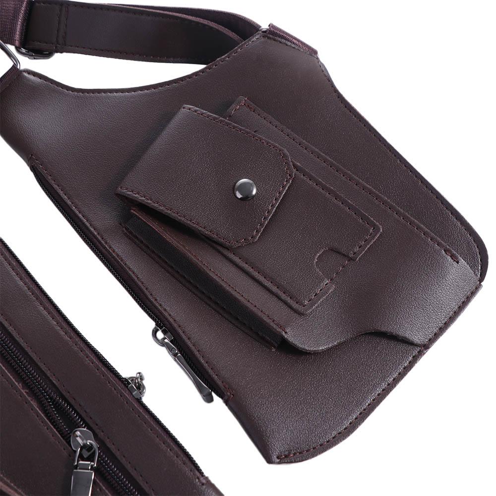 Luxury Mobile Phone Purse Vintage Shoulder Harness Bag Chest Bag Underarm Strap Wallet Pocket Pack