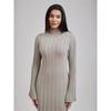 Knitting Dress Knitted dress Casual Waist Hugging round Neck Big Pit Bar Turtleneck Slimming Knitted Long dress Women