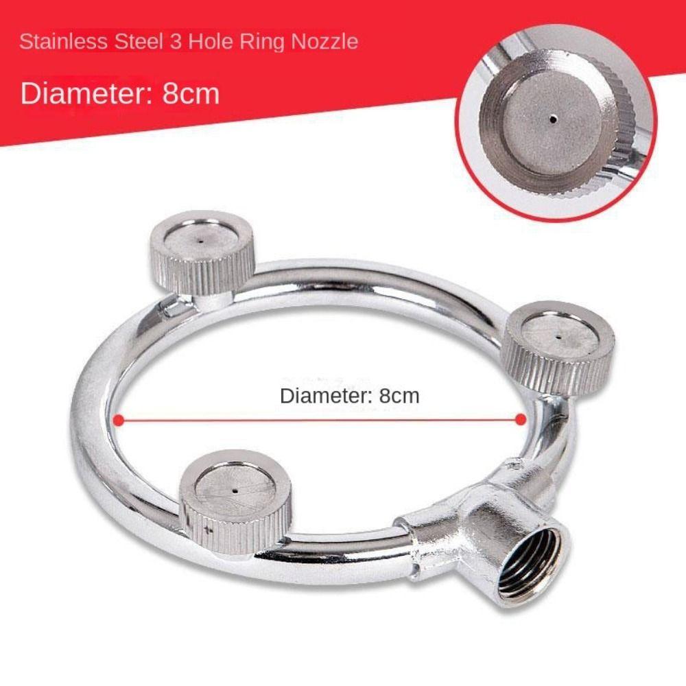 

3/4/5 Heads Sprayers Nozzle Stainless Steel Sprinkler Head New Atomizer Garten Style 1
