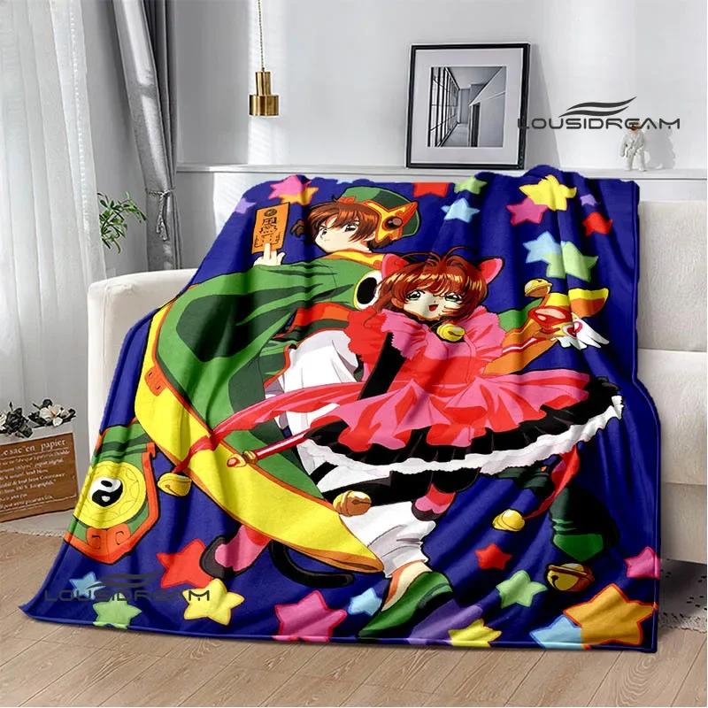 Card Captor Sakura Cartoon Decken Mode Decken Warme Flanell Weiche Bequeme Decke Haus Reise Decke Geburtstagsgeschenk