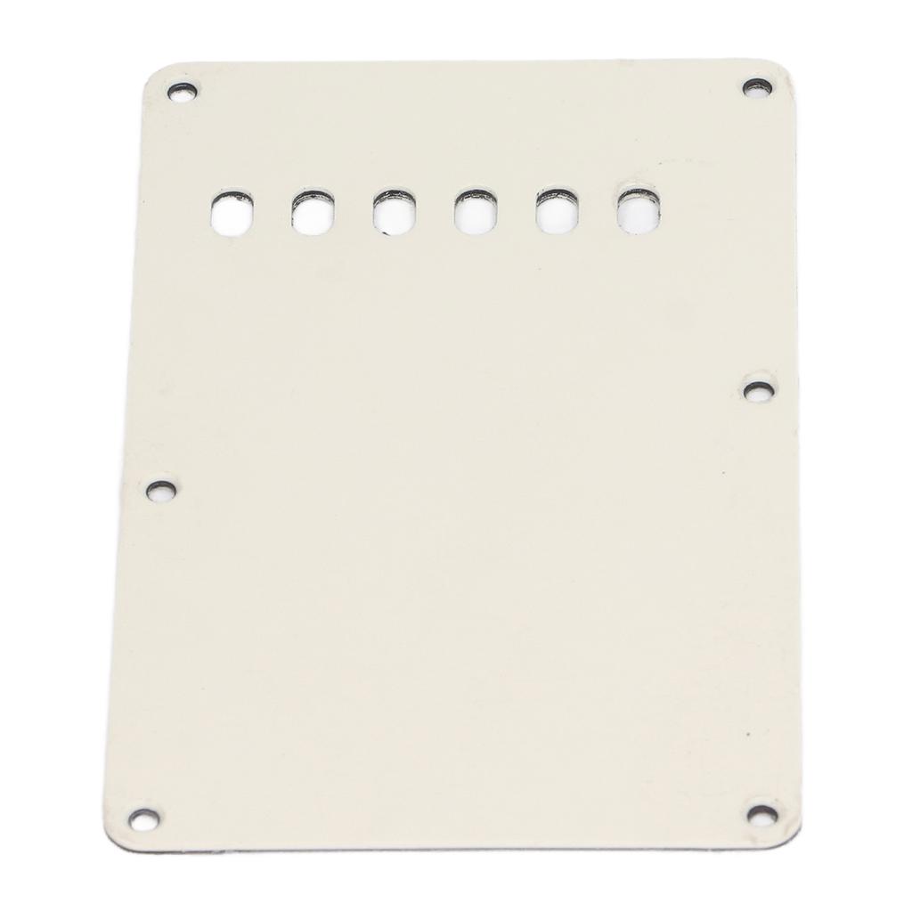 2Pcs Electric Guitar Back Cover Plate 6 Holes Robust Exquisite Looking Guitar Pickguard Backplate