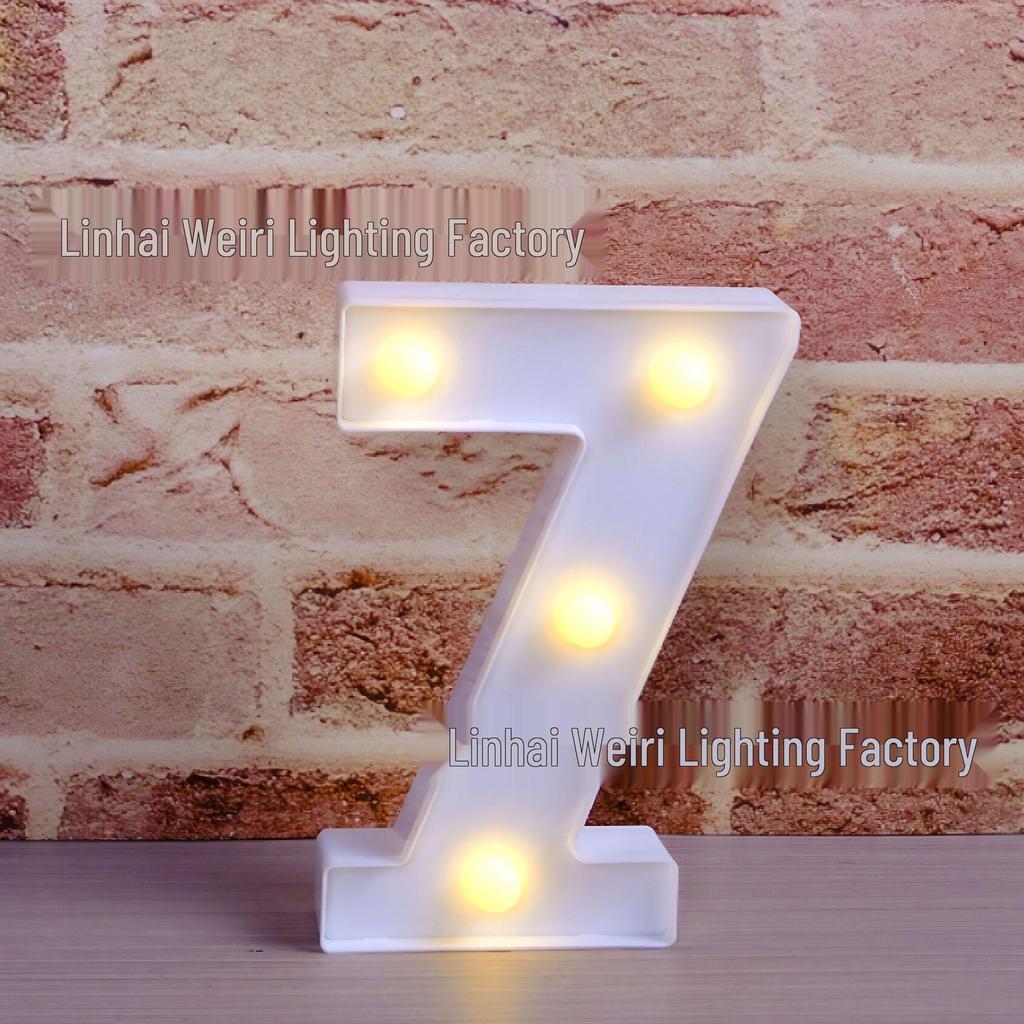 LED Luminous Letter and Number String Lights for Birthday, Proposal, and Event Décor